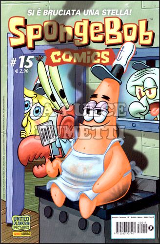 PANINI CARTOON #    15 - SPONGEBOB COMICS 15